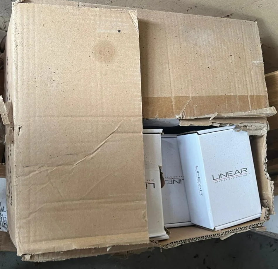 box of LINEAR Interior Systems Door Handle Set - New thumbnail