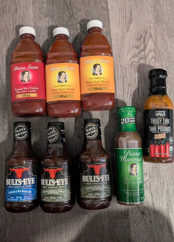 BBQ Sauces - Diana, Bull's-Eye, Ocean's Halo thumbnail