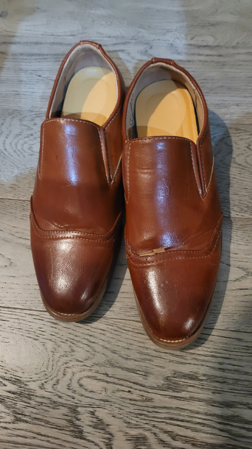 Assorted Shoes - Black Boots, Brown Loafers, Blue Sneakers - photo 3