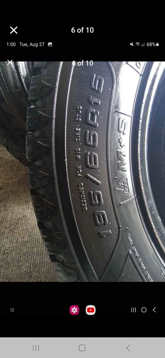 Set of 4 GOOD YEAR winter tires rims (225 65 17) image indicator(6)