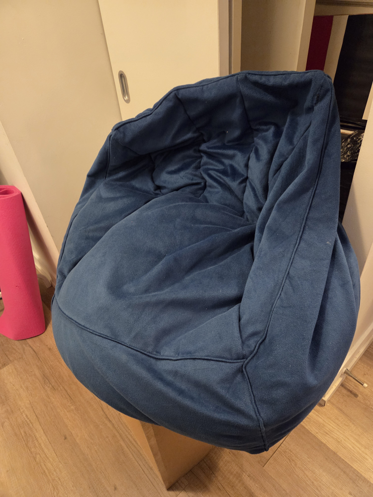 Blue Bean Bag Chair