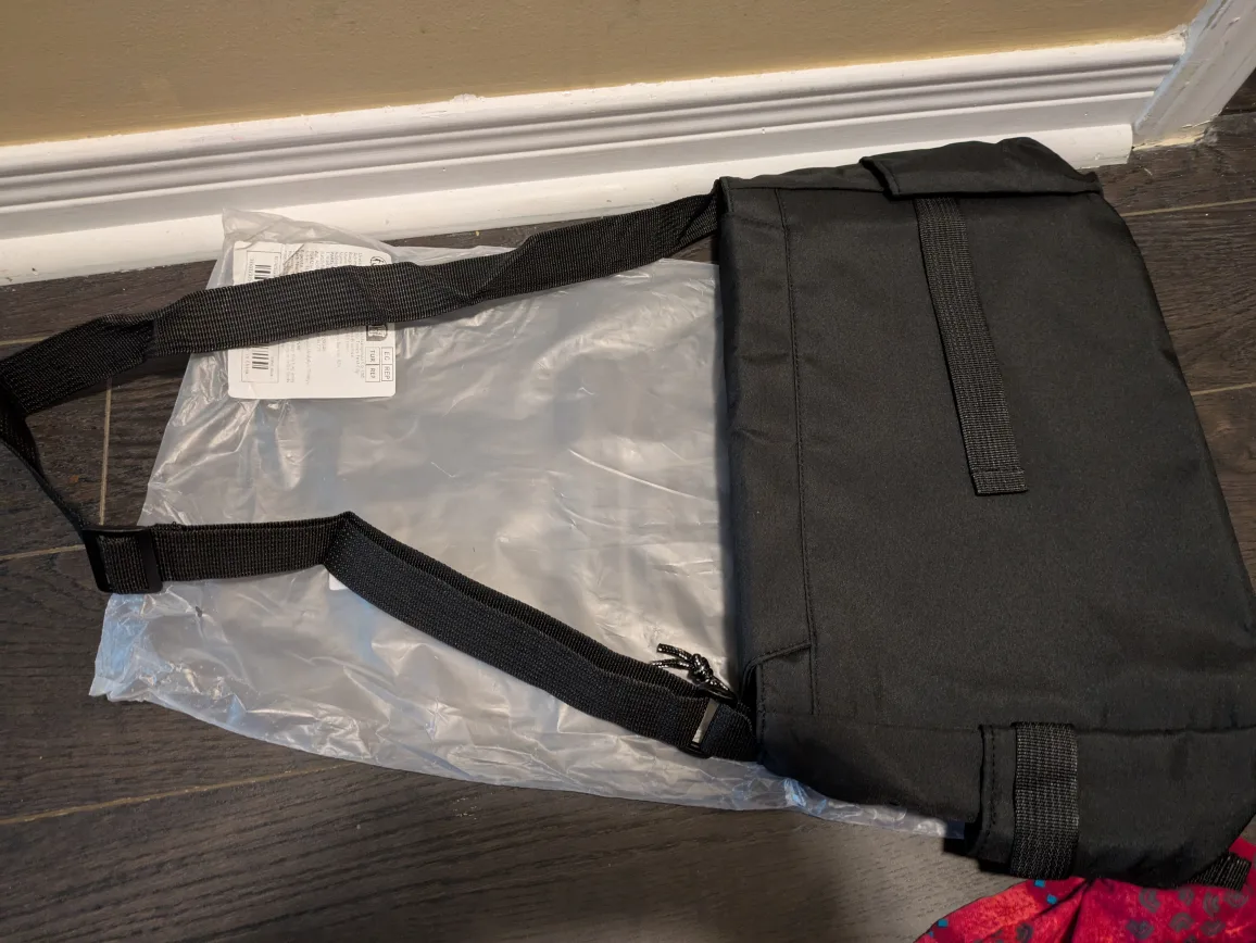 brand new nylon Black Fashion Messenger Bag image indicator(9)