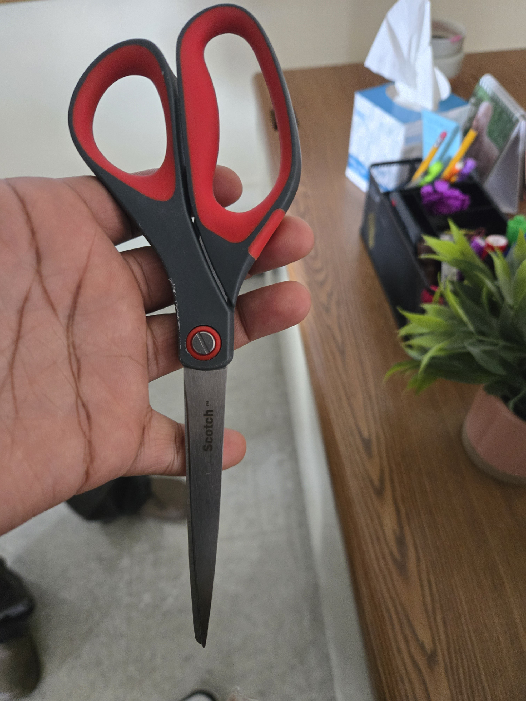 Scotch Scissors - Red and Gray 🥕