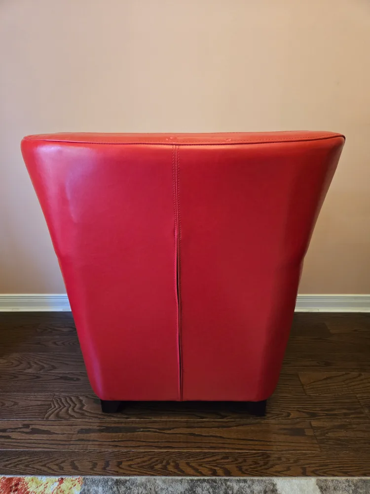 PAIR of Leather Armchairs - Great Price To Upholster image indicator(4)