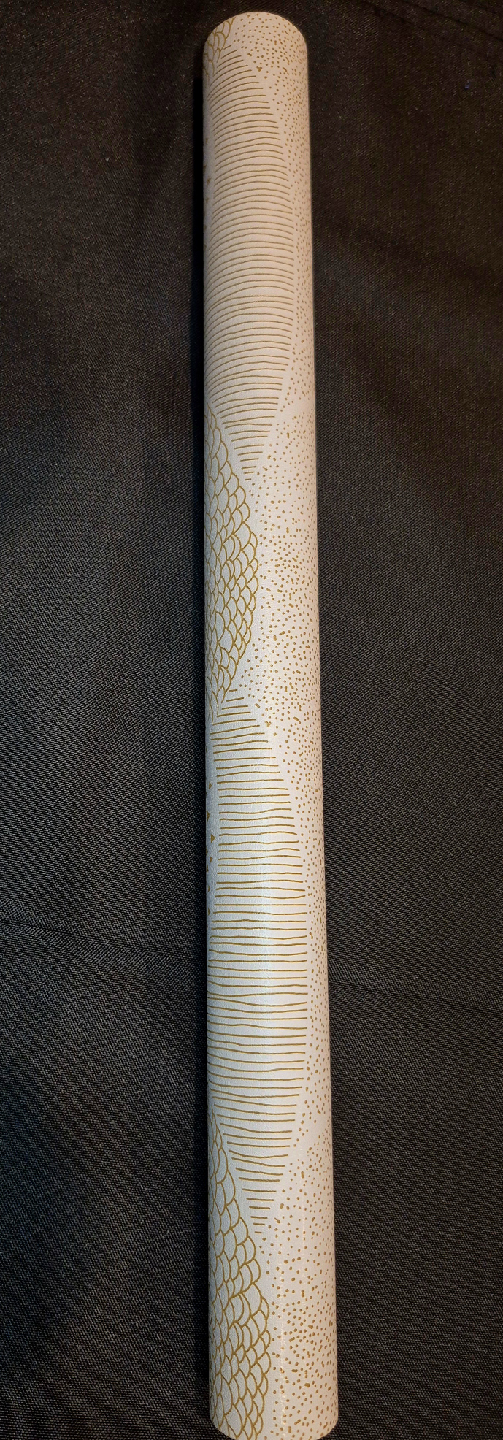 White and Gold Dot/Line Peel and Stick Wallpaper 17.3''x78.7'' - photo 2