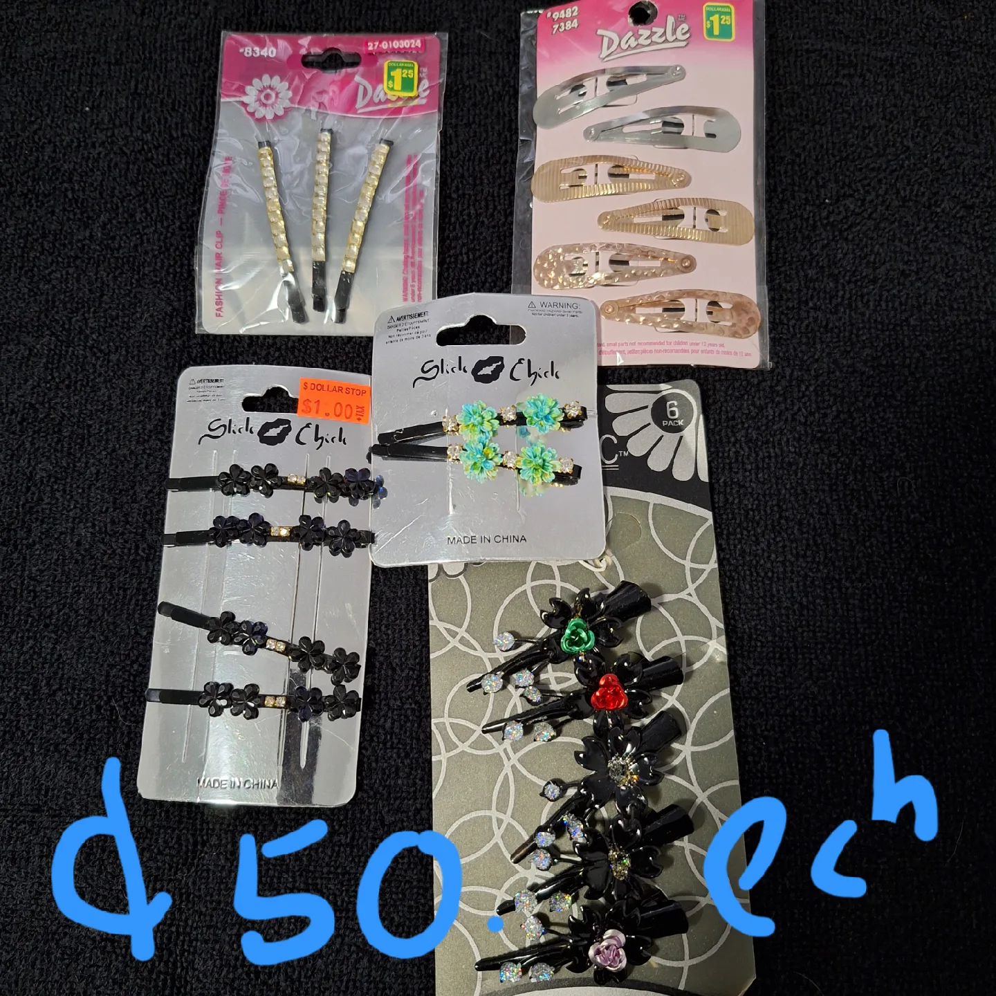 Assorted Hair Clips - Dazzle, Sophi, Belle Pastel & More image indicator(2)