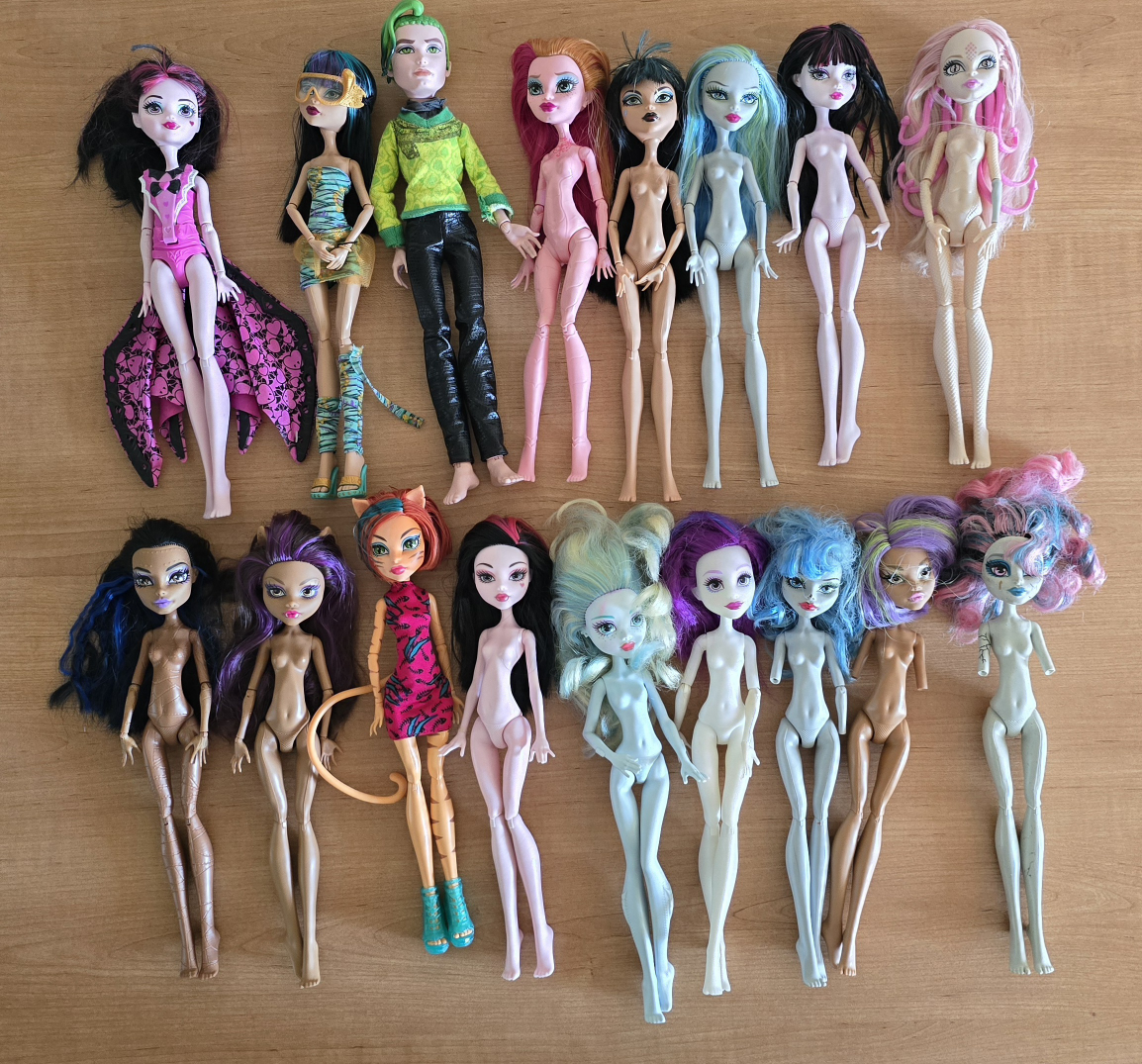 Monster High Dolls Lot of 17