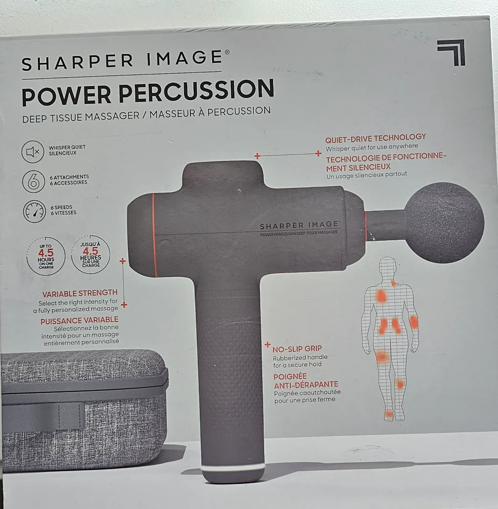 Sharper Image Power Percussion Deep Tissue Massager thumbnail