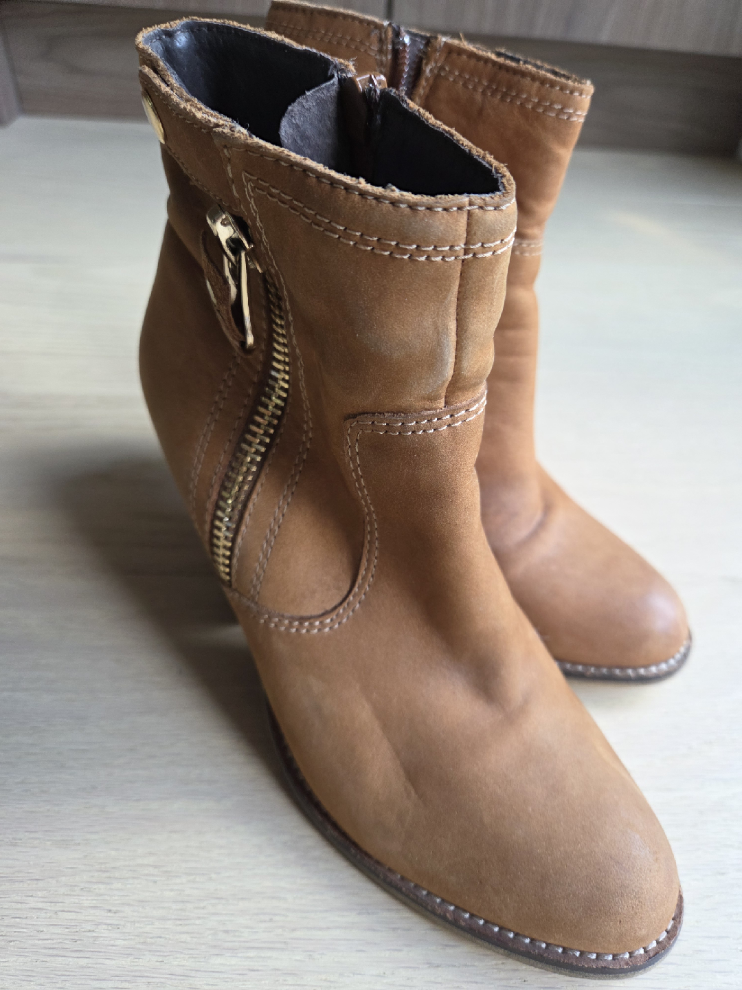 Aldo Brown Suede Ankle Boots