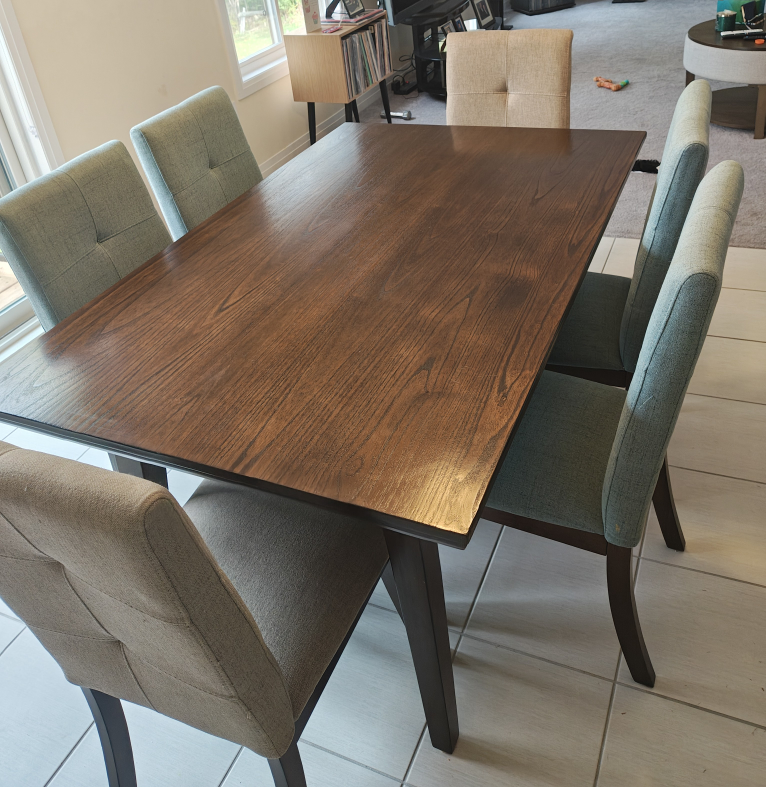 dining table and chairs