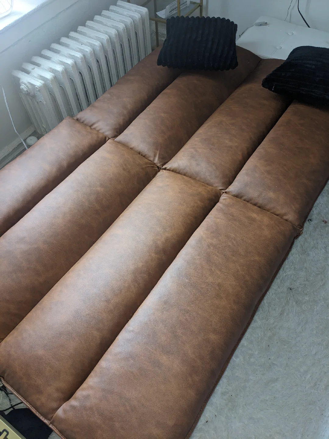 Brown Futon Sofa Bed image indicator(2)