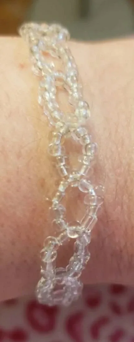 new Beaded Choker Necklace and bracelets set image indicator(2)