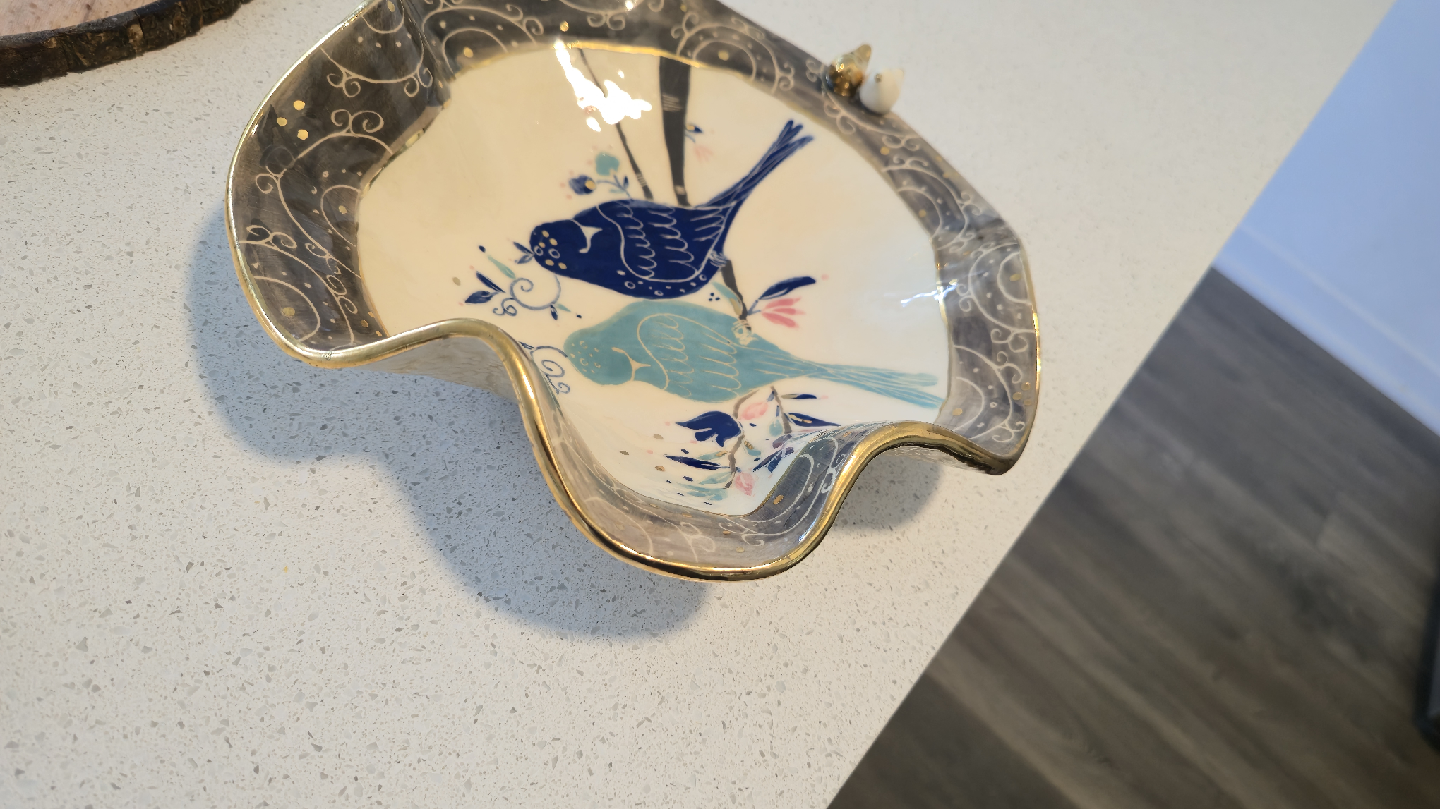 Decorative Bird Plate - Cute Home Decor - photo 3