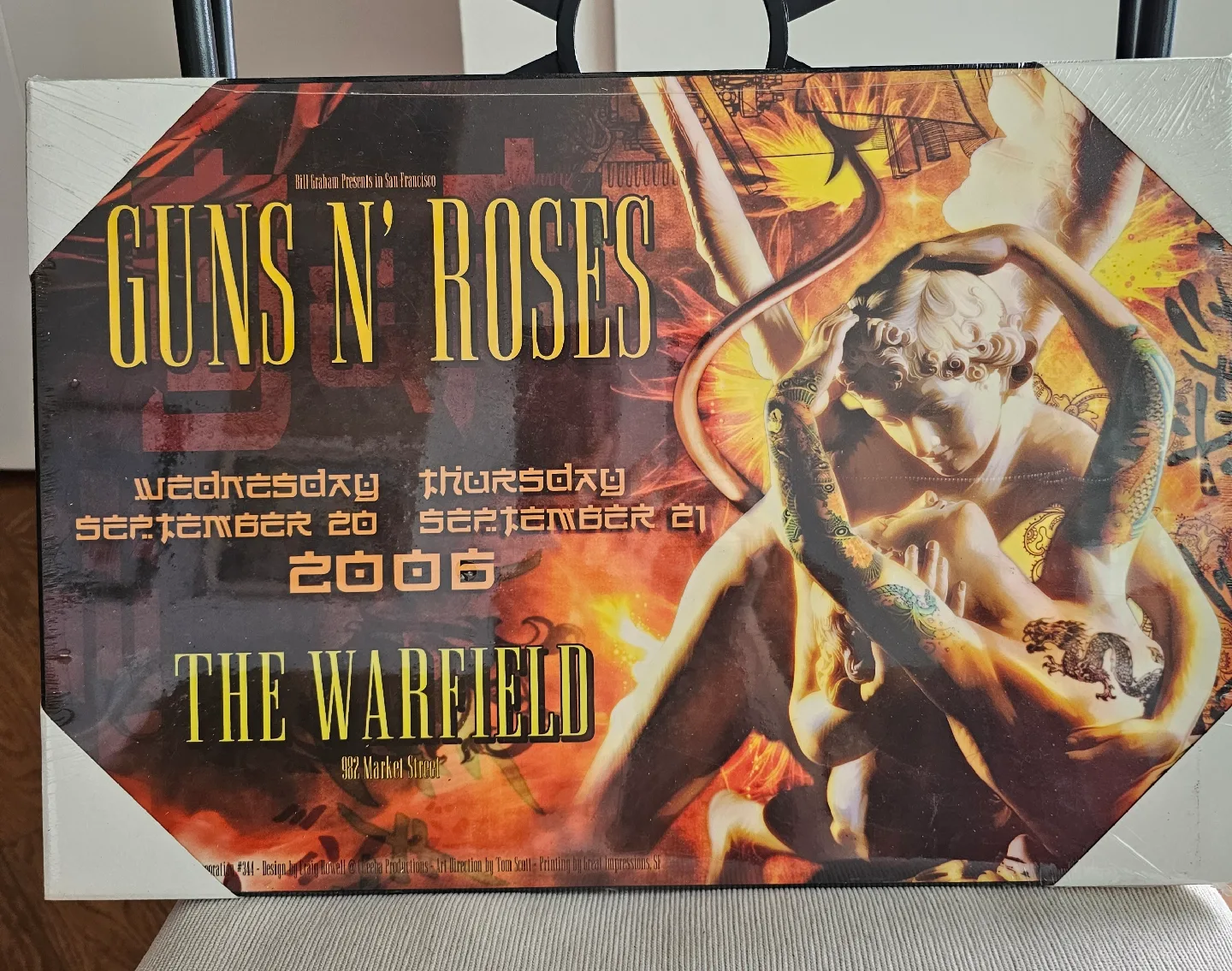 Guns N' Roses - The Warfield Framed Poster thumbnail