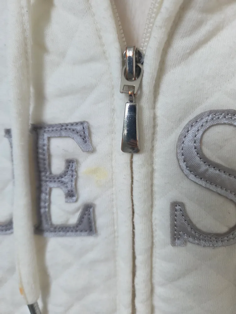 Guess Quilted Zip-Up Hoodie - Size S image indicator(2)