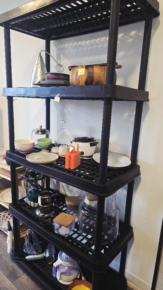 Black Plastic 5-Tier Shelf - photo 2