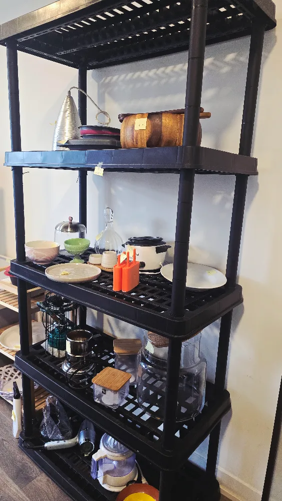 Black Plastic 5-Tier Shelf image indicator(2)