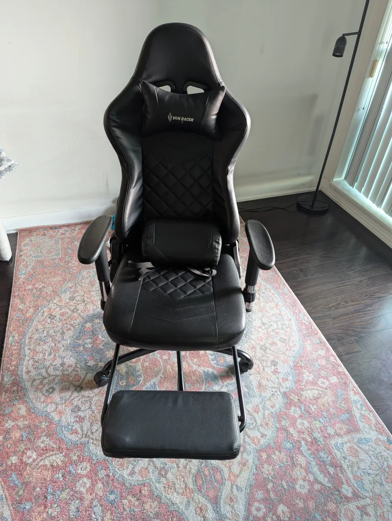 Von Racer Gaming Chair - Black thumbnail