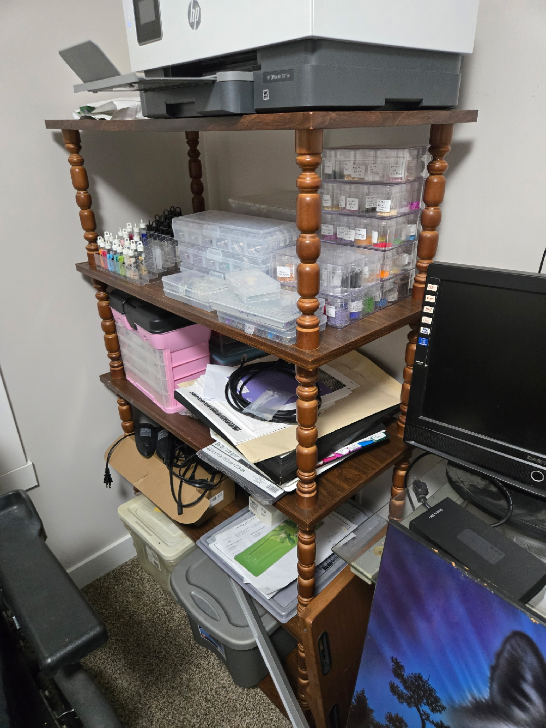 Wooden Shelf Unit