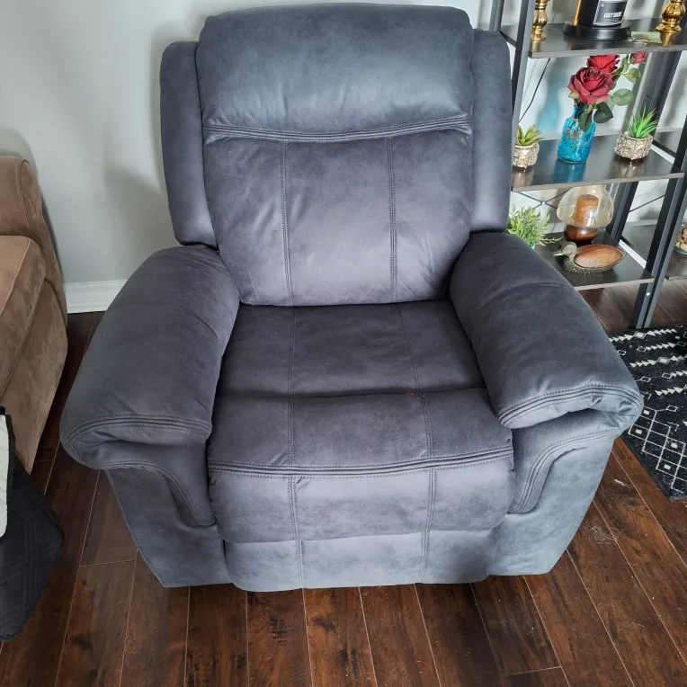 Vibration Massage Recliner Chair - Black thumbnail