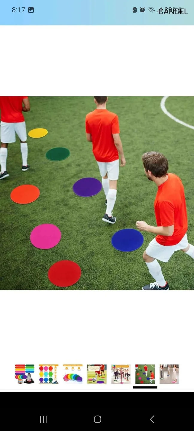 Tinideya 90 Pcs 9"  Spot Markers for Sports brand new image indicator(3)