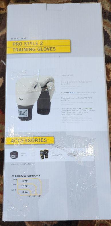 Everlast Pro Style 2 Training Gloves 12 oz - photo 3