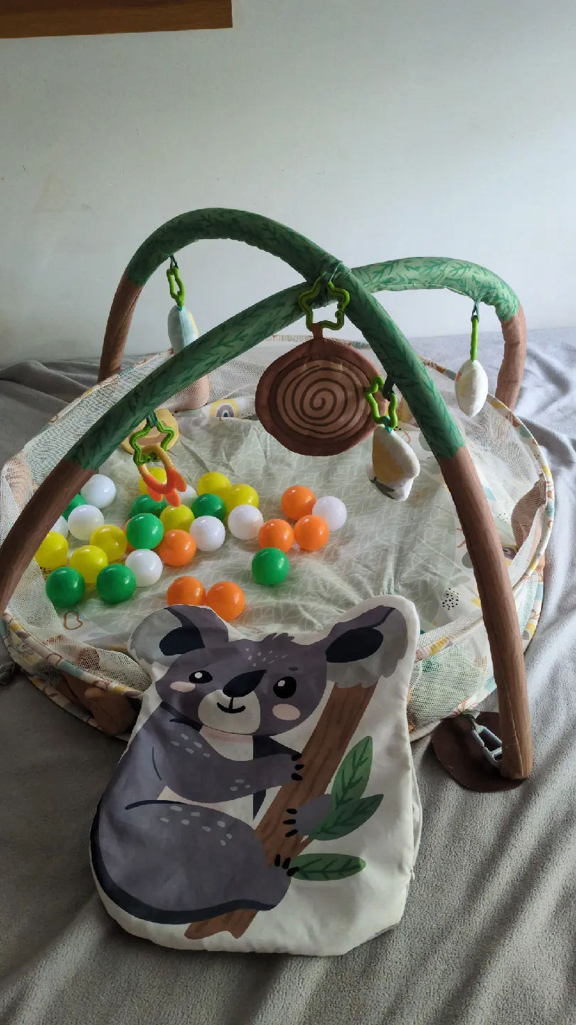 Baby Play Gym with Balls & Koala theme storage bag image indicator(2)