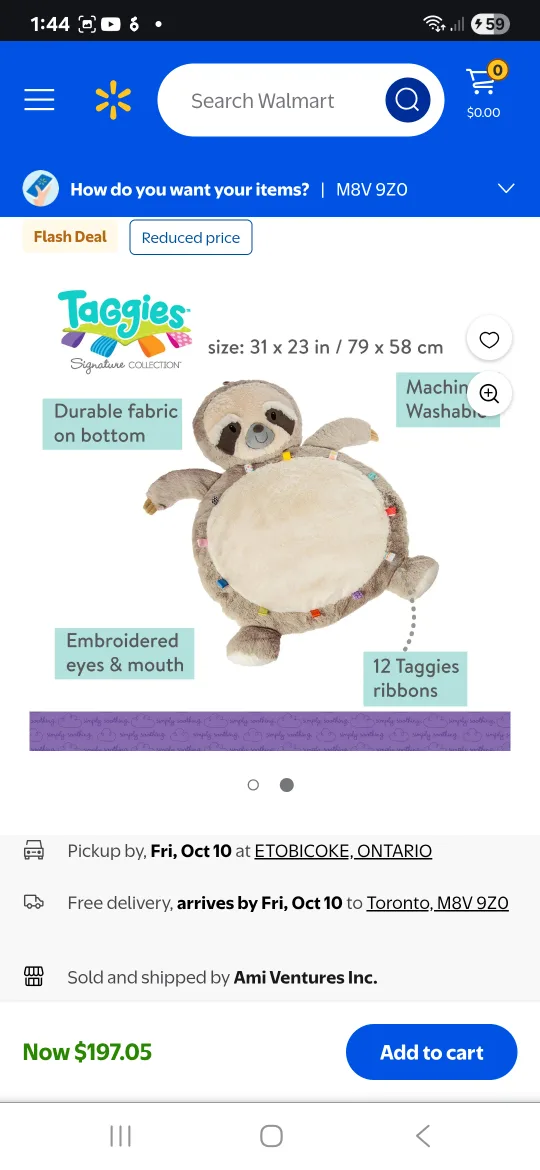 Sloth Tummy Time Mat - Plush & Comfy image indicator(5)