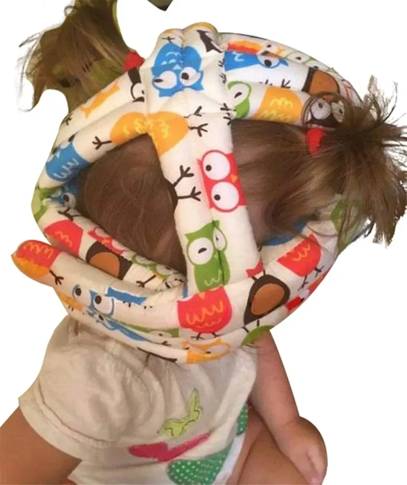 Baby Head Protector Helmet - Owl Print image indicator(5)