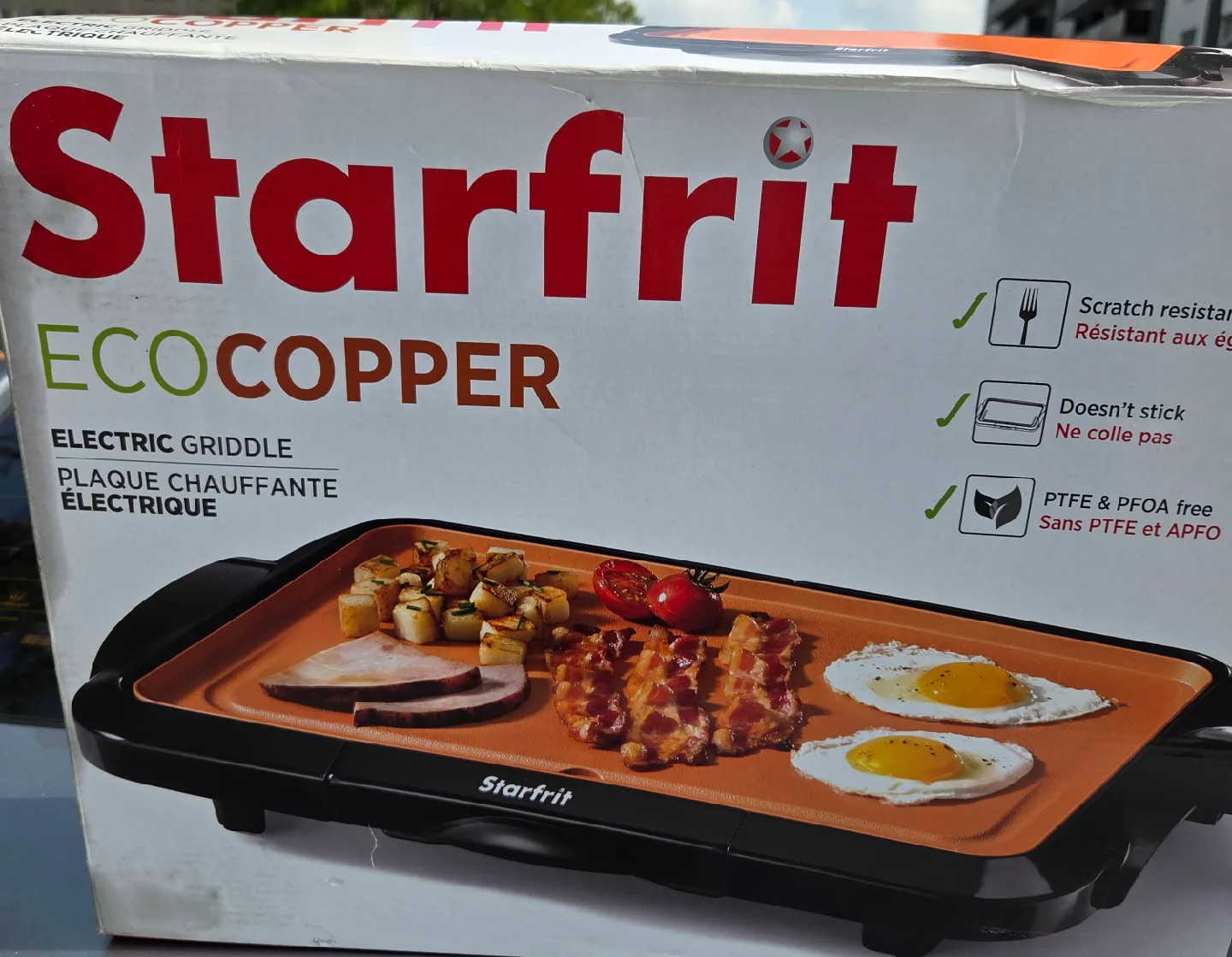 Starfrit ECOCOPPER Electric Griddle - New in Box! image indicator(2)