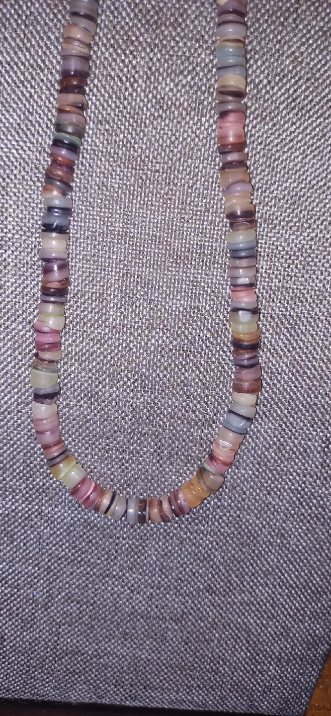 Handmade Multi-Colour Flourite Beaded Necklace image indicator(3)