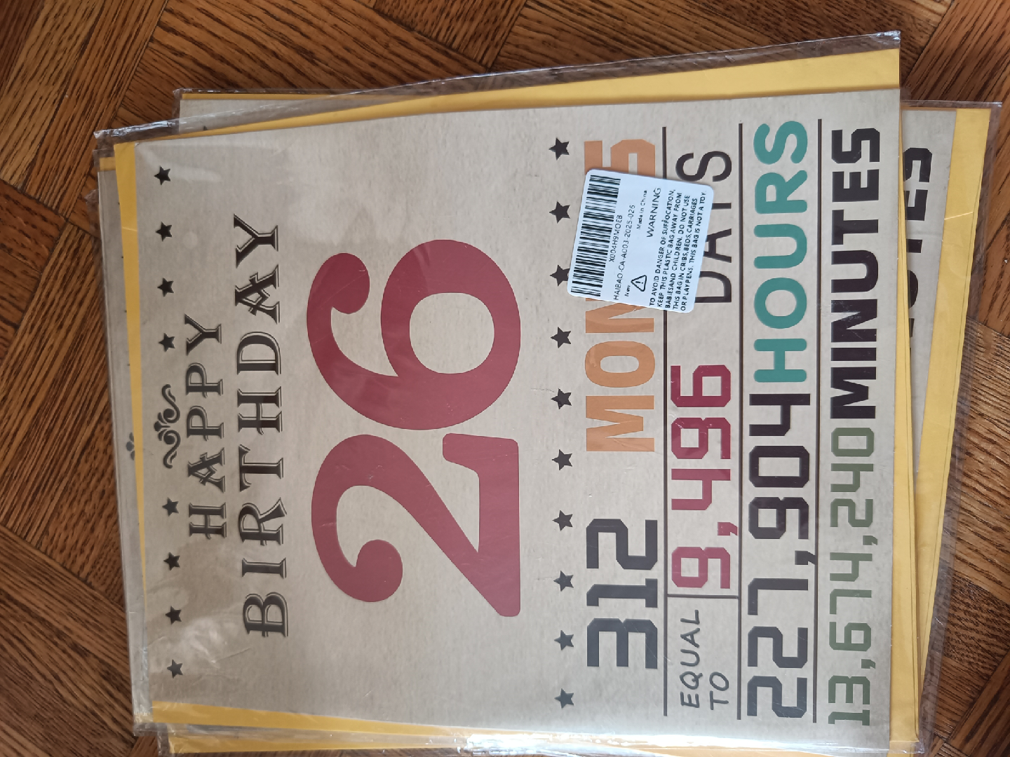 Happy Birthday Cards - Assorted Ages
