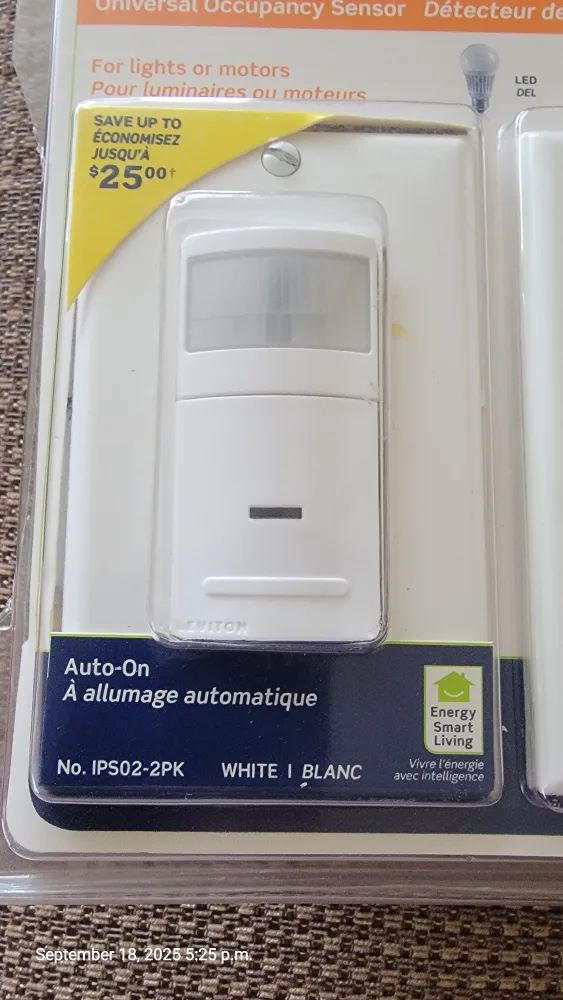 Leviton Universal Occupancy Sensor - New in Package image indicator(2)