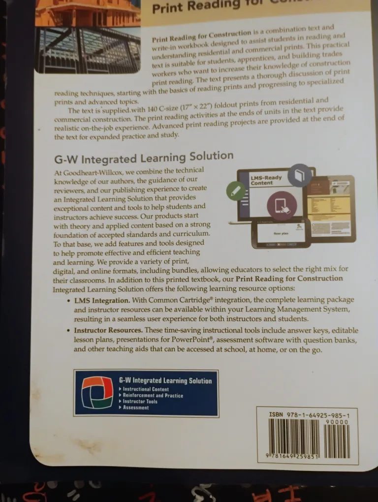 Print Reading for Construction Book image indicator(2)
