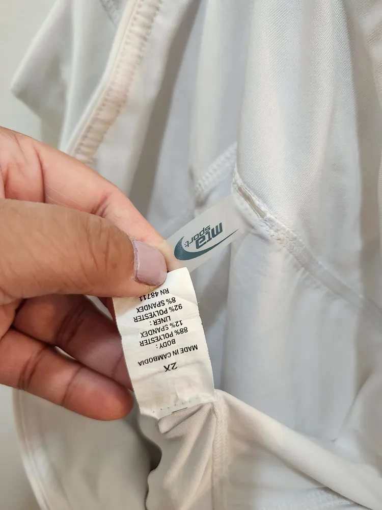 MTA Sport 2X Running Shorts - White/Black thumbnail