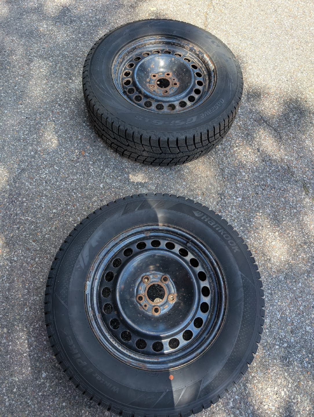 Hankook Winter i*Pike Tires on Rims - photo 4