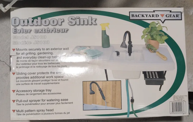 Backyard Gear Outdoor Sink - Model JS100 🥕 thumbnail