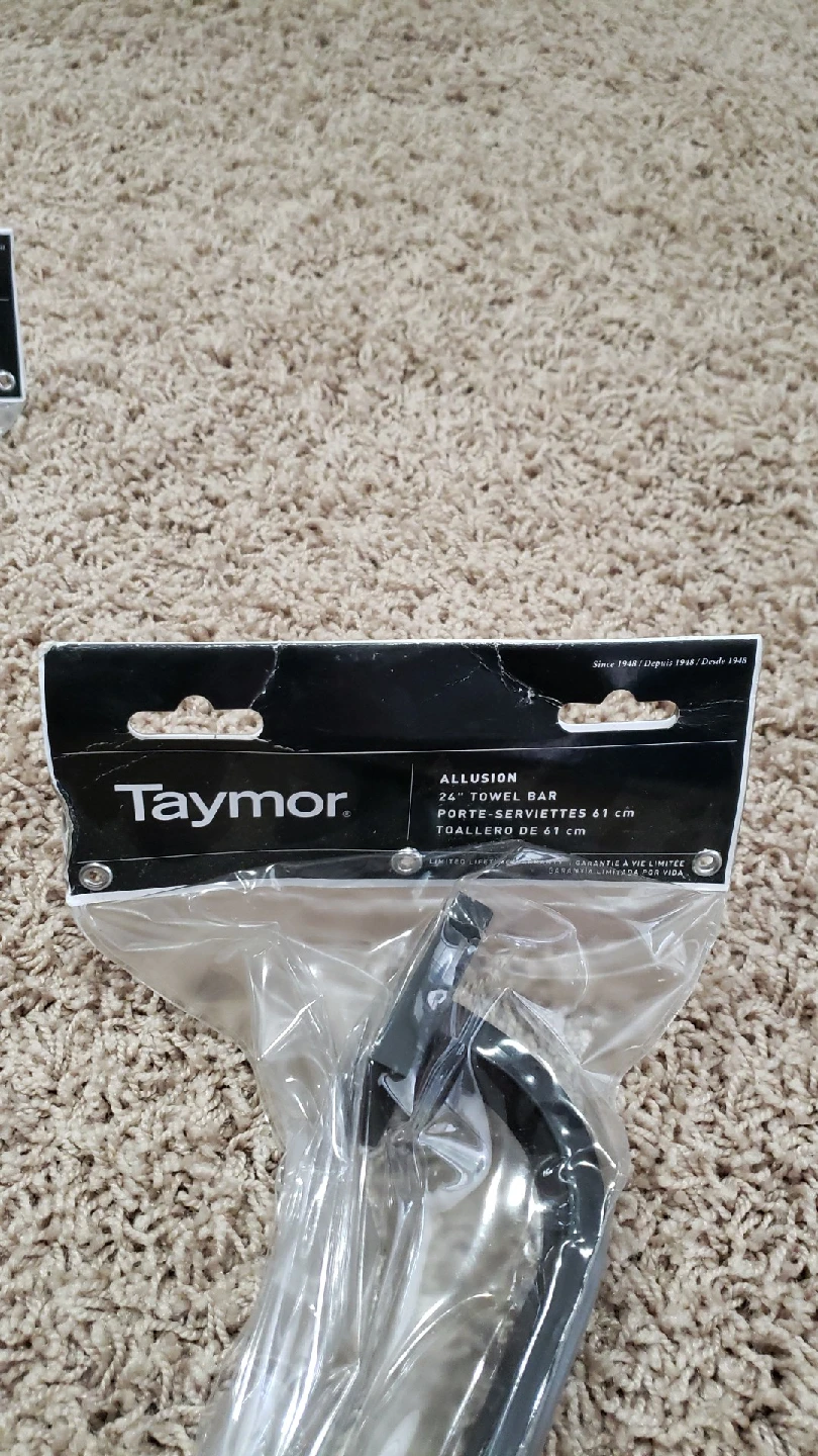 Taymor Allusion 24" Towel Bar - New. $20 each.