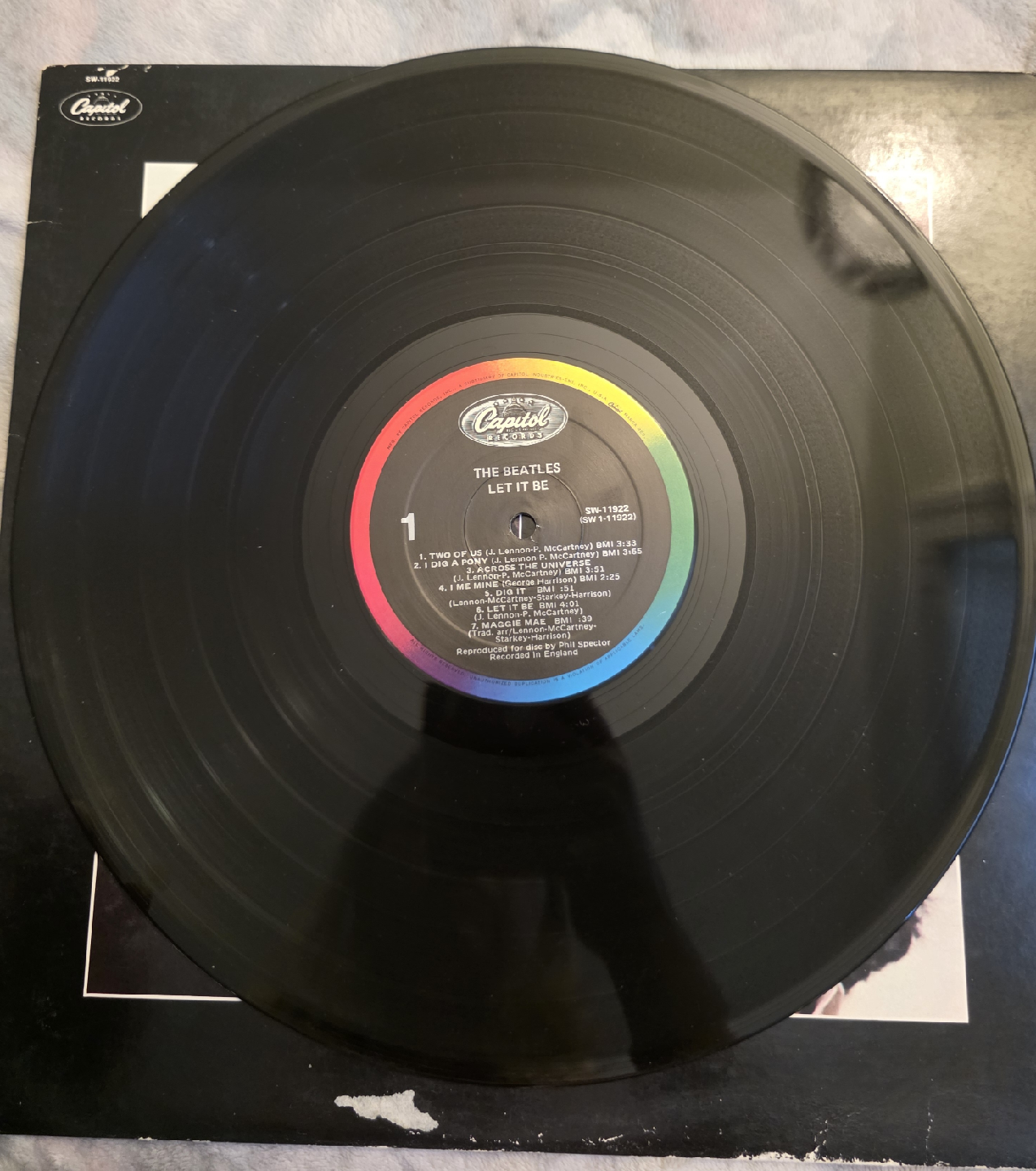 The Beatles - Let It Be Vinyl Record - photo 2