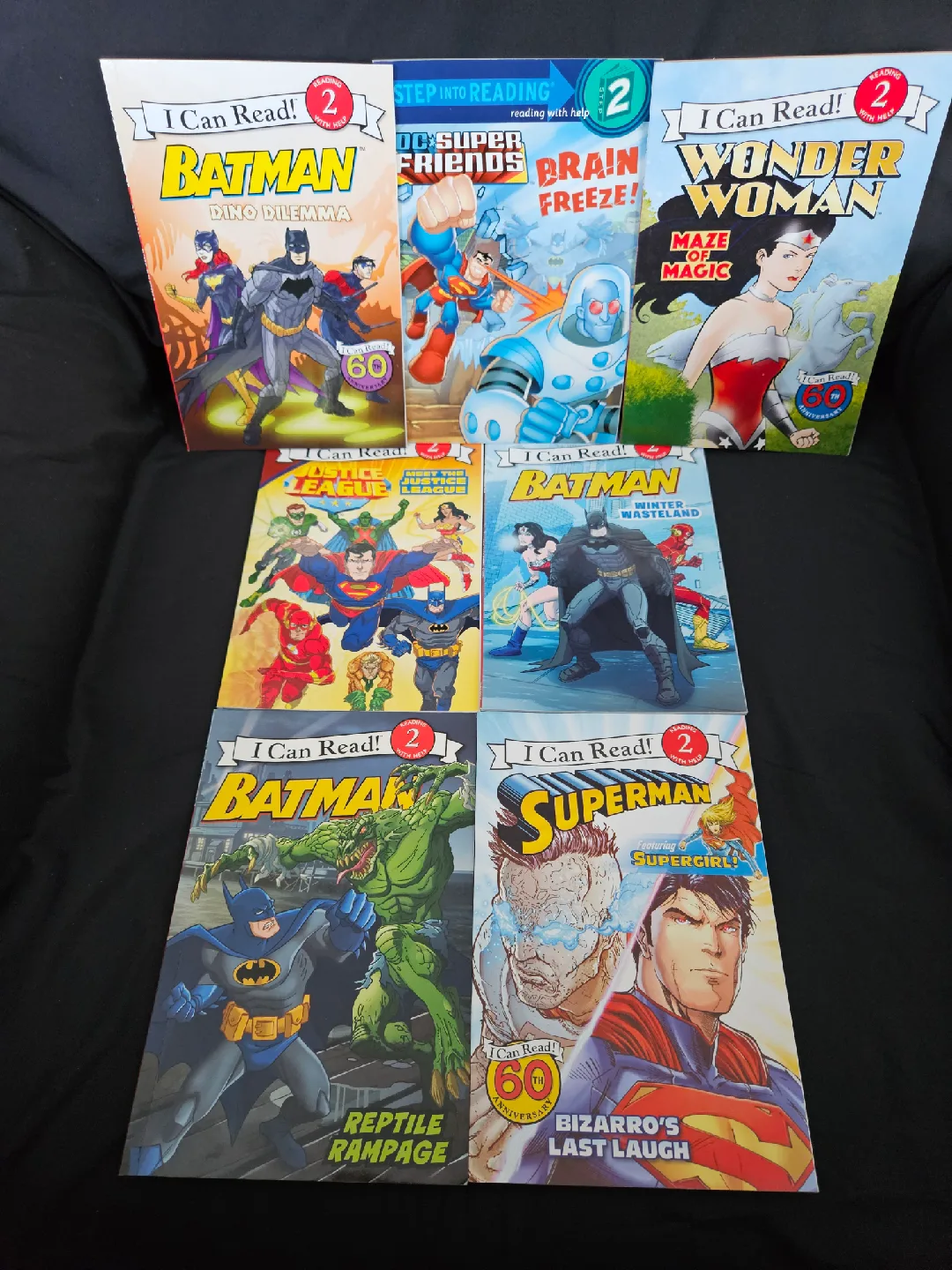 Level 2 Super Hero Reader lot - 7 Books thumbnail