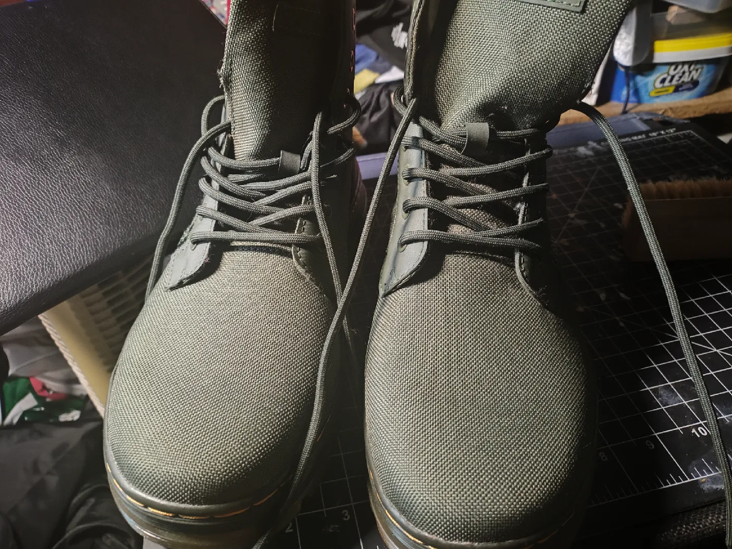 Dr. Martens Combs Tech Casual Boots - Olive image indicator(2)