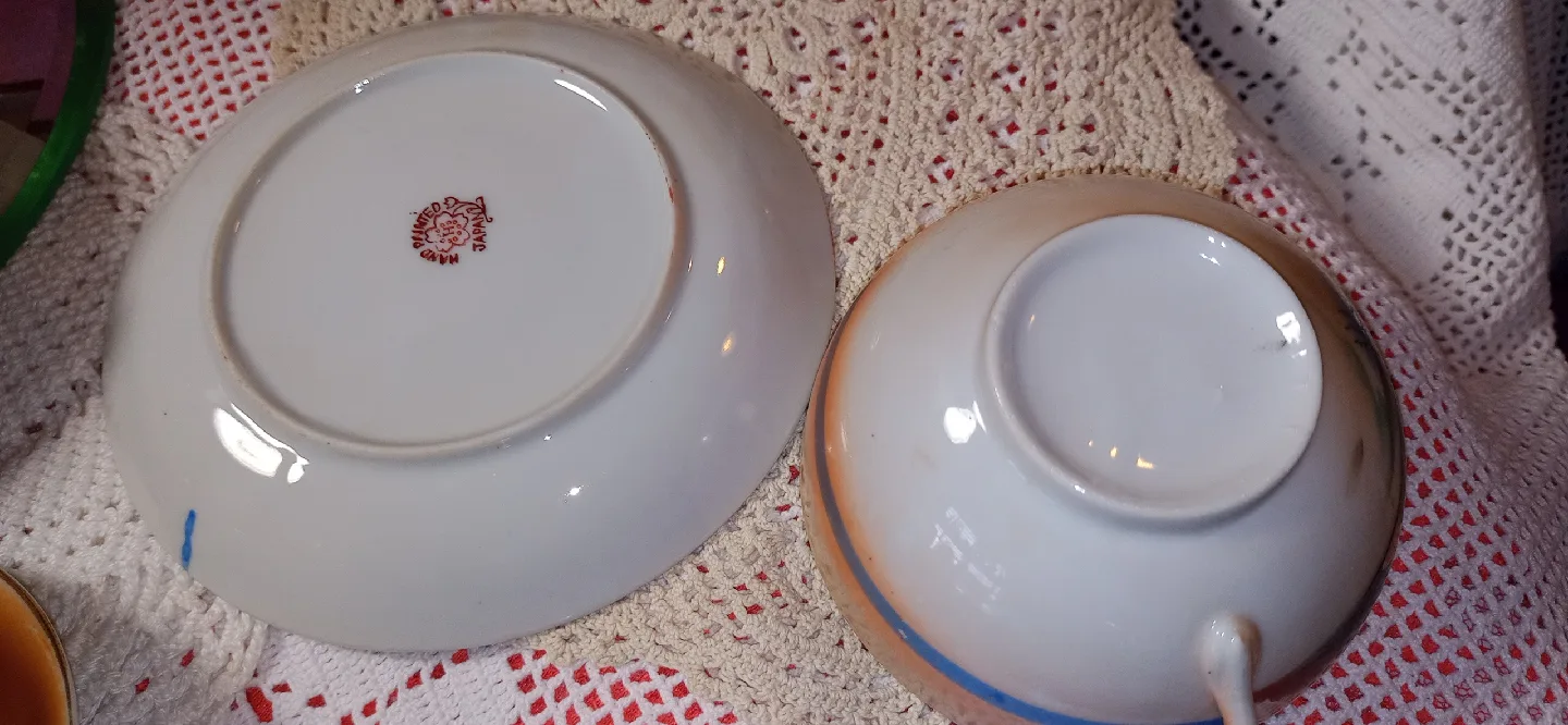 Vintage Noritake Hand Painted Japan Tea Set image indicator(4)