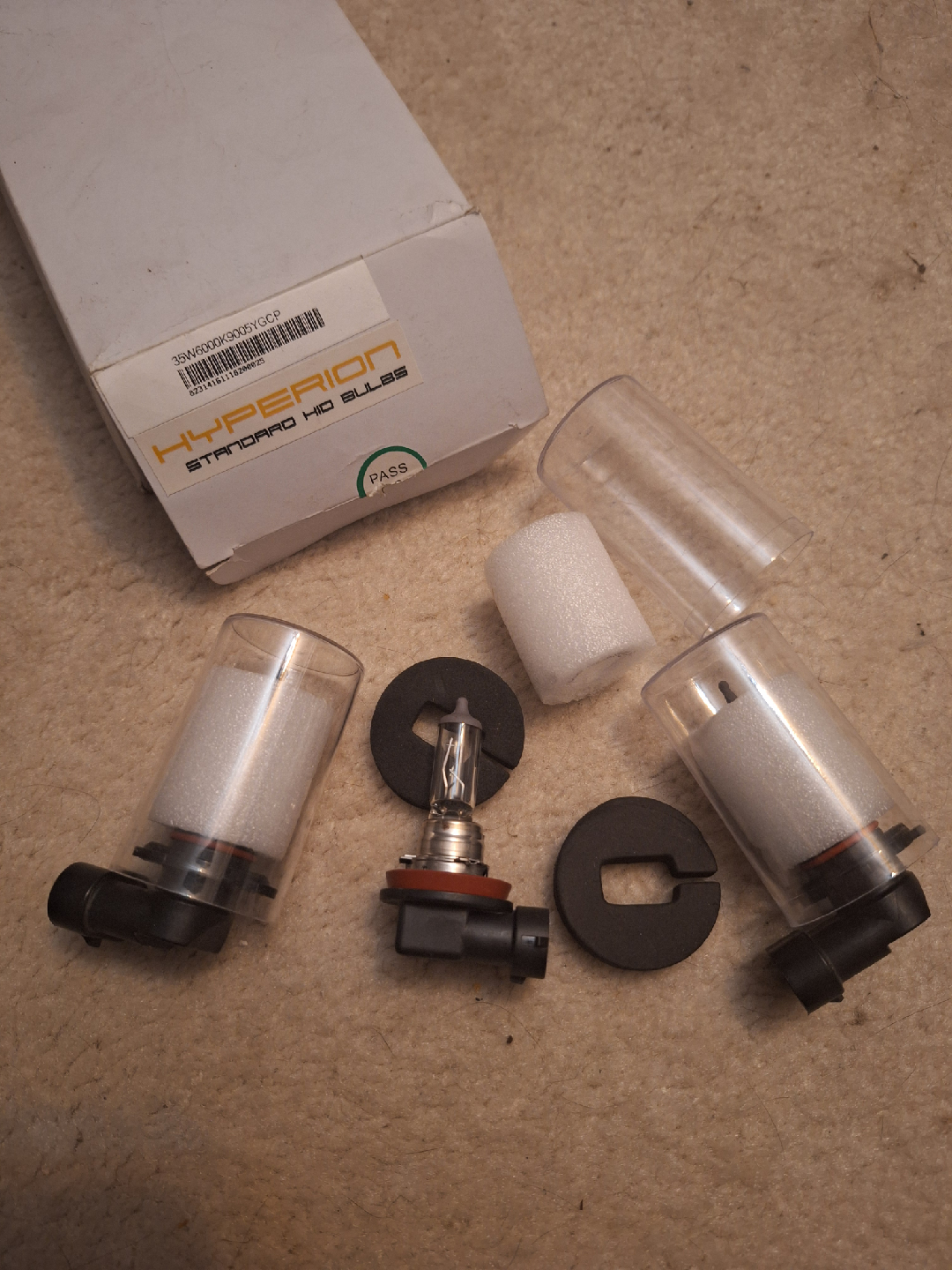NEW Hyperion Standard HID Bulbs 35W 6000K 💡