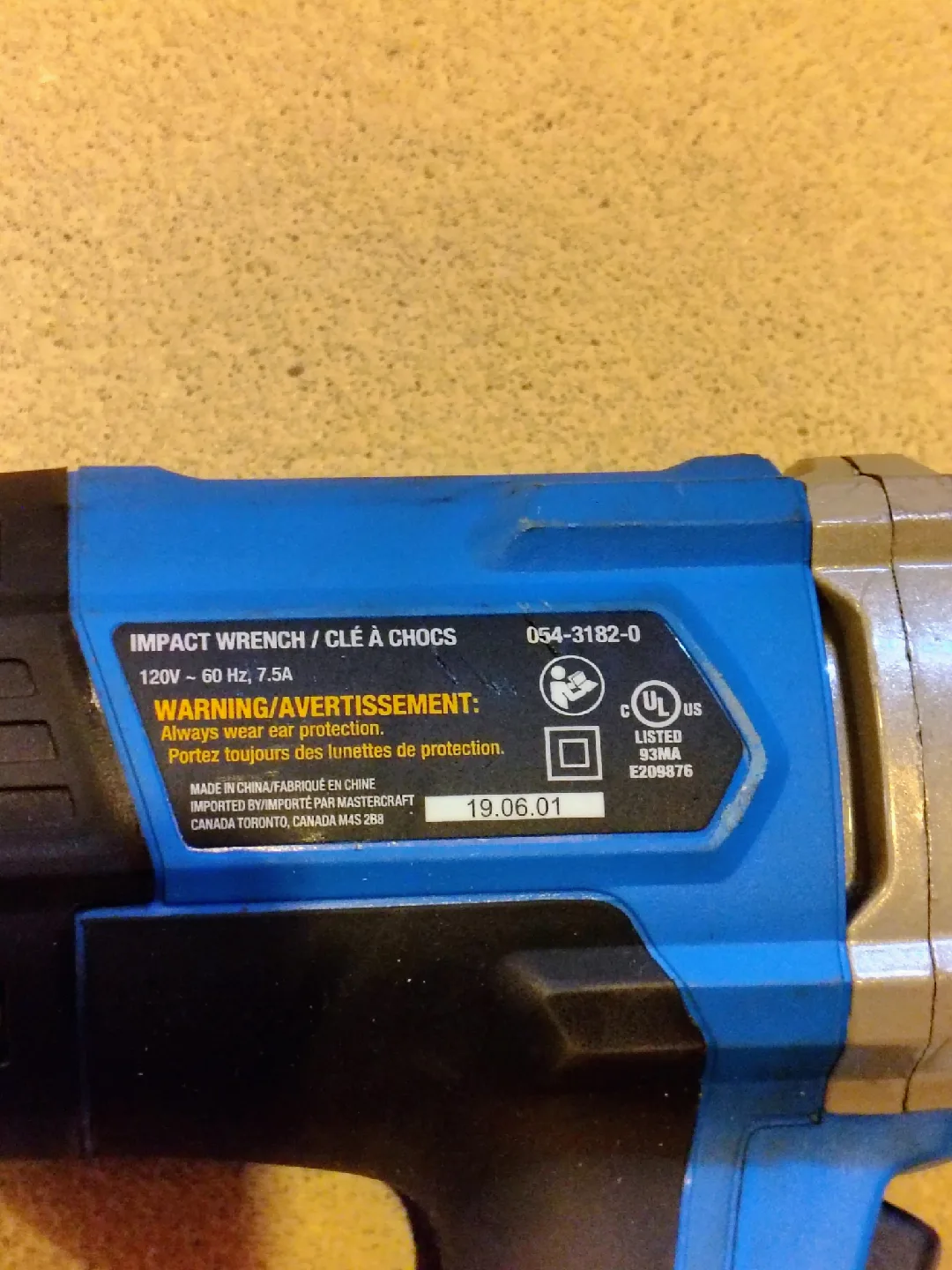 Mastercraft Impact Wrench image indicator(2)