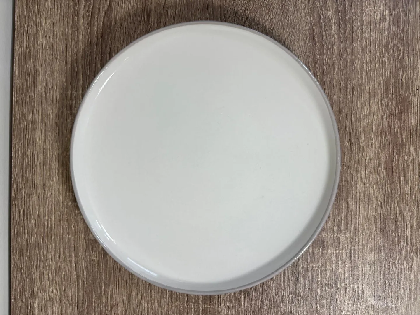 White Ceramic Plate