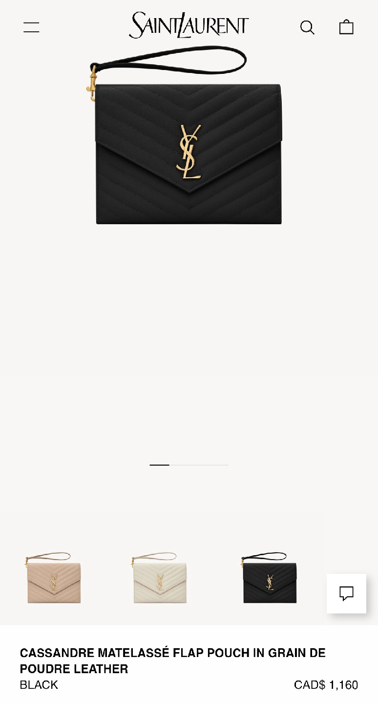 New YSL CASSANDRE MATELASSÉ FLAP POUCH - photo 2