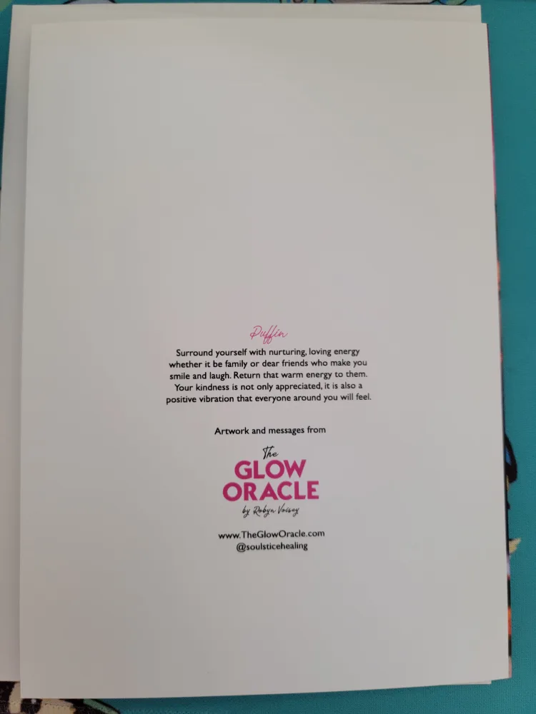 🥕 The Glow Oracle Puffin Card (set of 2) image indicator(2)