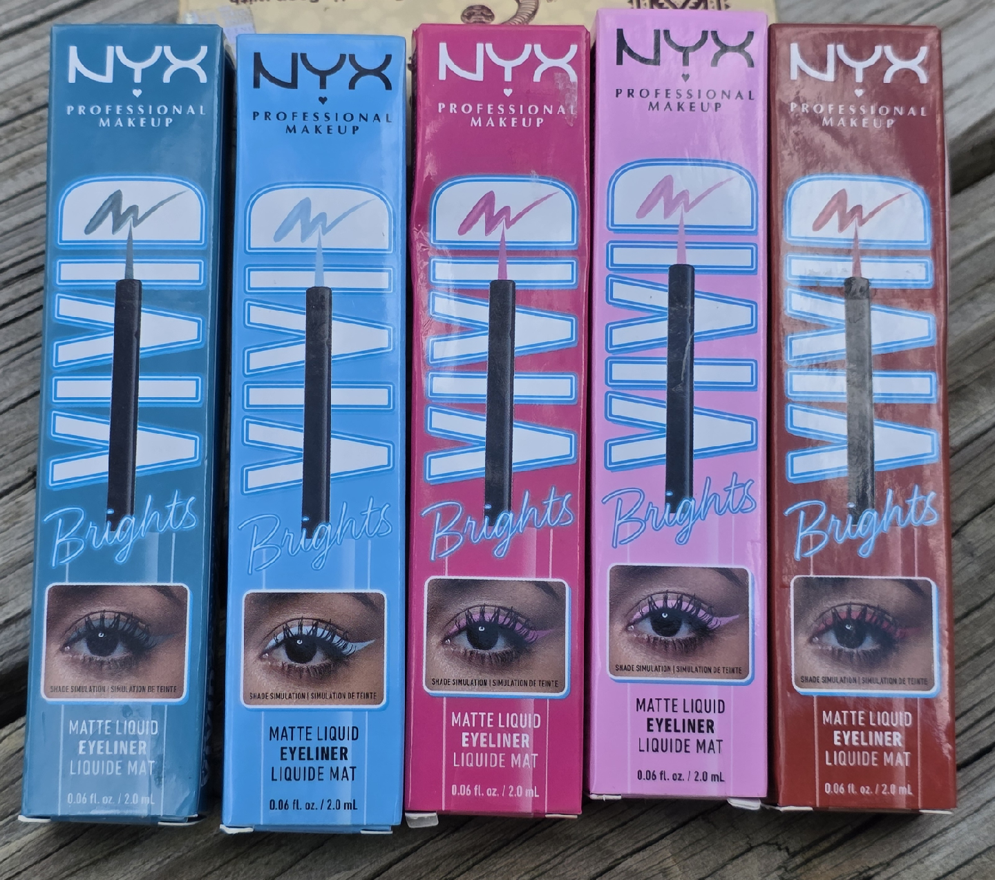 NYX Vivid Brights Matte Liquid Eyeliner - only $3 each!