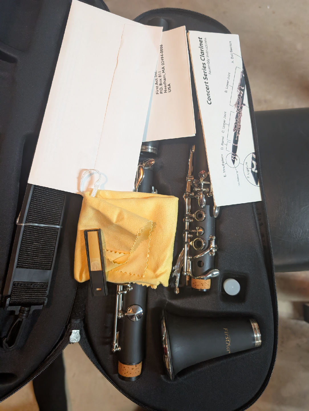 First Act Concert Series Clarinet with Case - photo 4