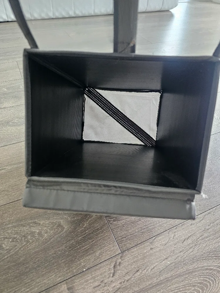 Grey Foldable Storage Bin image indicator(2)